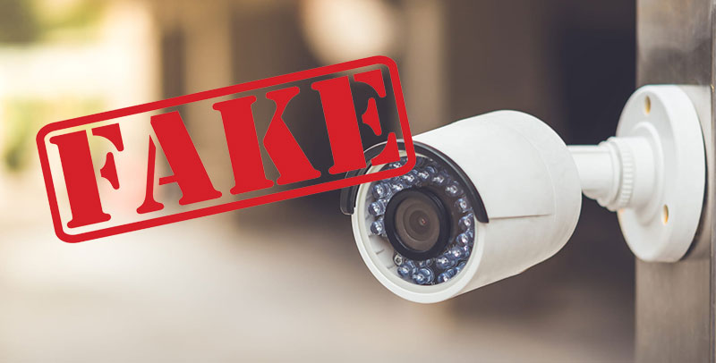 are fake security cameras effective